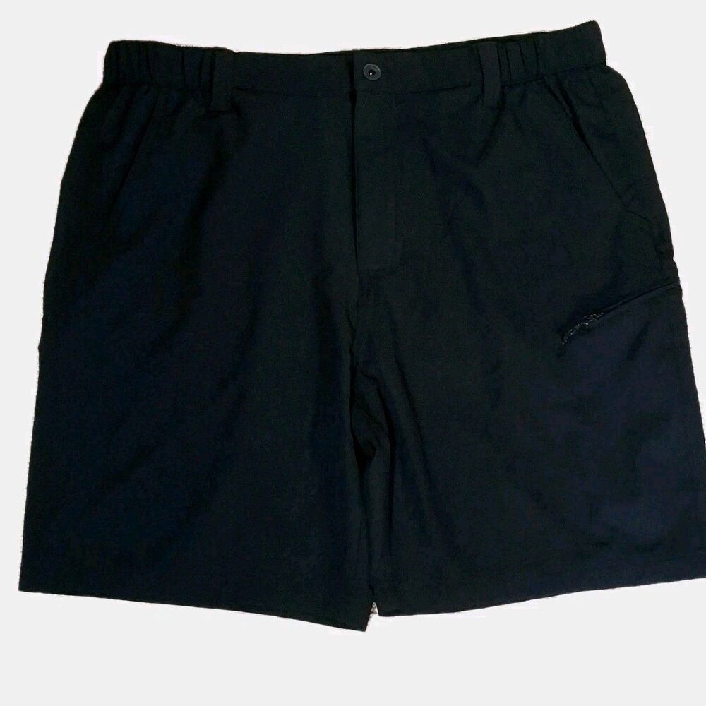 WEATHERPROOF VINTAGE MEN'S SIZE 38 PERFORMANCE TECH SHORTS BLACK STRETCH 187043